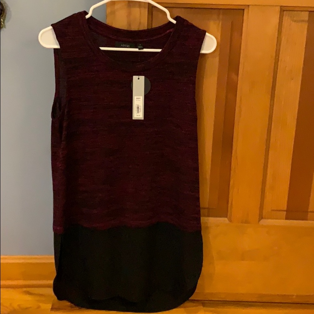 APT 9 Knit/Woven Tank